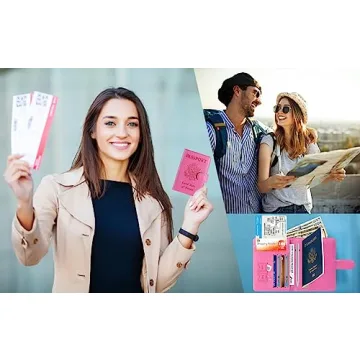 Airtag Passport Holder with RFID Blocking - Stylish Travel Wallet