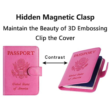 Airtag Passport Holder with RFID Blocking - Stylish Travel Wallet