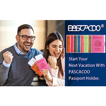 Airtag Passport Holder with RFID Blocking - Stylish Travel Wallet