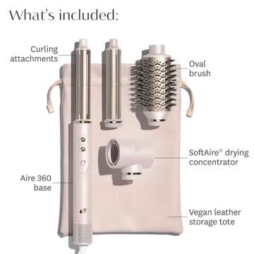 T3 Aire 360 Multi-Styler & Blowout System, Rapid Drying Hair Dryer, Ceramic Curling Attachments, Ova...