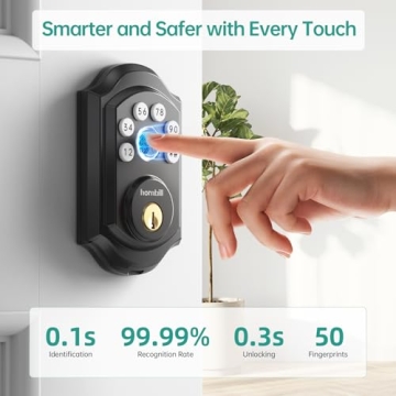 Hornbill Smart Deadbolt – Keyless Fingerprint Entry Lock