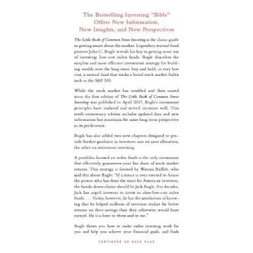 The Little Book of Common Sense Investing: The Only Way to Guarantee Your Fair Share of Stock Market Returns (Little Books, Big Profits)