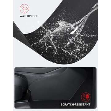 BASENOR Waterproof Anti-Kick Mats for Tesla Model Y 2020-2025