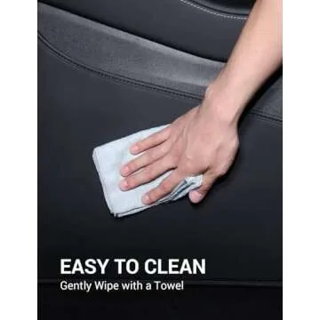 BASENOR Waterproof Anti-Kick Mats for Tesla Model Y 2020-2025