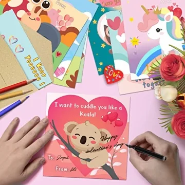 Fun Valentines Day Cards with Jigsaw Puzzles for Kids
