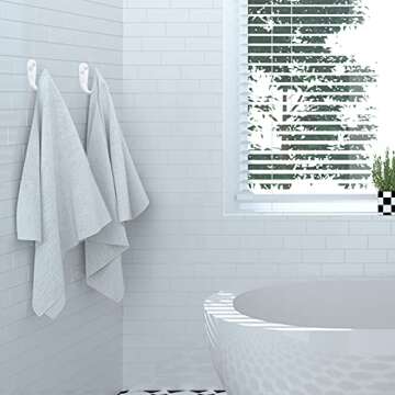 IBosins 15PCS Durable Coat Hooks for Home Organization