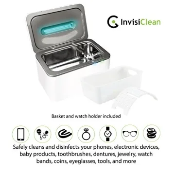 InvisiClean Ultrasonic Cleaner & UV-C Light for Total Hygiene