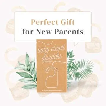 Whitluck's Wooden Closet Dividers for Baby Clothes Organization