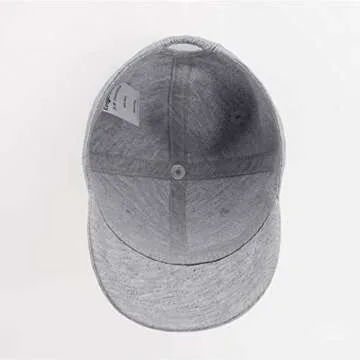 Keepersheep Baby Baseball Cap Infant Sun Hat, Infant Toddler Kids Baseball Cap (3-6 Months, Light Gray)