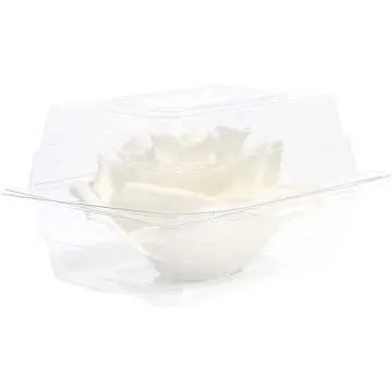 Bright Creations 20-Pack Clear Plastic Corsage Boxes for Flowers, Weddings, and Proms (4.9 x 4.1 x 3 In) - Corsage Box