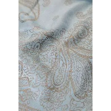 Achillea Elegant Reversible Paisley Shawl for Women