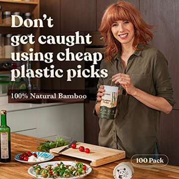 Earthiest Cocktail Picks: Eco-Friendly Bamboo Skewers for Stylish Serving