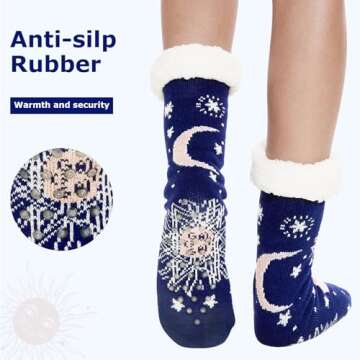 THREE POODLE Wearable Blanket Hoodie and Slipper Socks Set