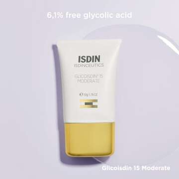 Glicoisdin 15 Moderate - Gel Exfoliant for Face with Glycolic Acid - 1.76 OZ