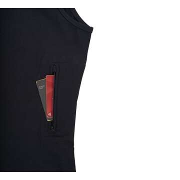 Clever Travel Women's Tank Top with Hidden Pockets