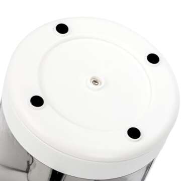 Goaste 2 Pack Pencil Pen Holder, 360-Degree Rotating Clear Makeup Brush Organizer, Desktop Stationery Organizer Caddy with 5 Removable Slots for Brushes, Crayons, Markers, Colored Pencils, White