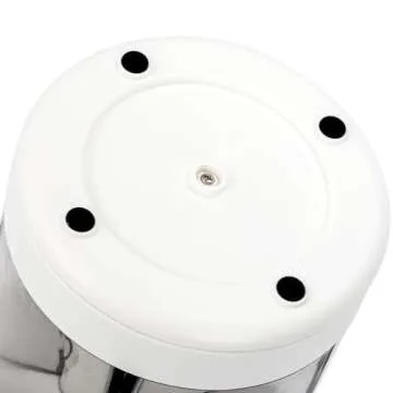 Goaste 2 Pack Pencil Pen Holder, 360-Degree Rotating Clear Makeup Brush Organizer, Desktop Stationery Organizer Caddy with 5 Removable Slots for Brushes, Crayons, Markers, Colored Pencils, White