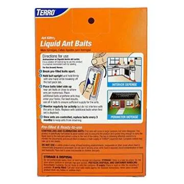 Terro T324B 4-Pack Liquid Ant Baits - Effective, Fast-Acting Pest Control