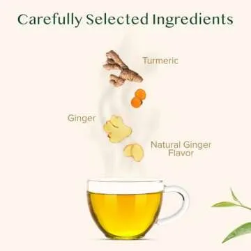 VAHDAM Turmeric Ginger Herbal Tea - Caffeine Free Delight