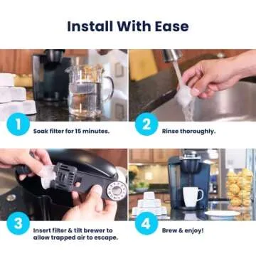 Buy 12 Pack Keurig Filters by K&J for Fresh Coffee