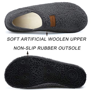 Scurtain Unisex Slippers Lightweight House Sock Shoes
