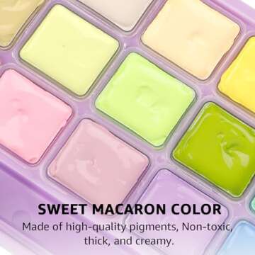 HIMI Pastel Gouache Set - 18 Colors in Jelly Cups