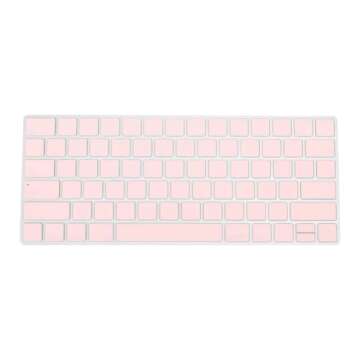 MOSISO Keyboard Cover Compatible with iMac Wireless Magic Keyboard Skin Type Protector, 2015 US Vers...