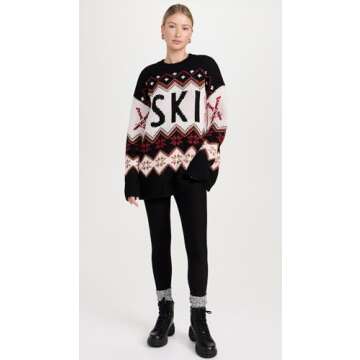 Cozy Show Me Your Mumu Women’s Ski Knit Sweater