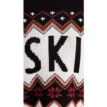 Cozy Show Me Your Mumu Women’s Ski Knit Sweater