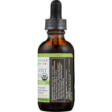 Urban Moonshine Calm Tummy Digestive Bitters, Organic Herbal Supplement with Chamomile & Ginger, 2 FL OZ (Pack of 1)