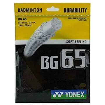 Yonex BG 65 Badminton String - Premium Durability
