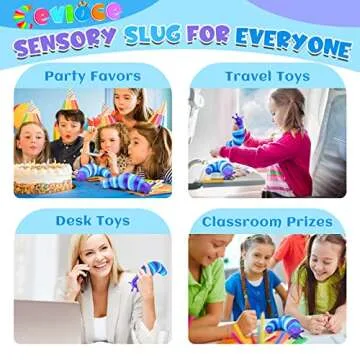 Cevioce Sensory Slug Toy – Cute Stress Relief for All Ages