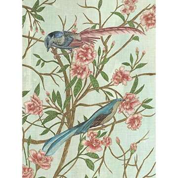 ArtDirect Delicate Chinoiserie IV 11x14 UnFramed Art Print Poster Ready for Framing by Wang, Melissa