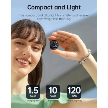 Wireless Lavalier Microphone for All Devices