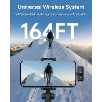 Wireless Lavalier Microphone for All Devices