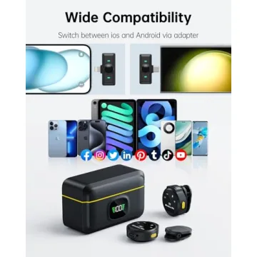 Wireless Lavalier Microphone for All Devices