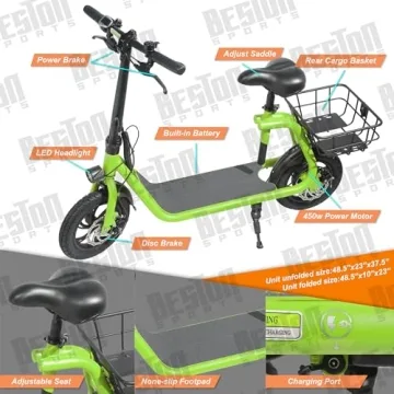 Beston Electric Scooter for Adults with Versatile Design