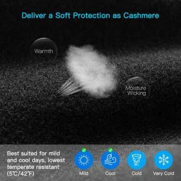 Unigear Running Gloves - Touch Screen & Anti-Slip Features