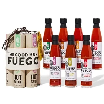 The Good Hurt Fuego: A Hot Sauce Gift Set for Hot Sauce Lover’s, Sampler Pack of 7 Different Hot S...