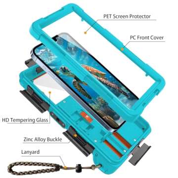 Universal Waterproof Phone Case for Snorkeling and Diving