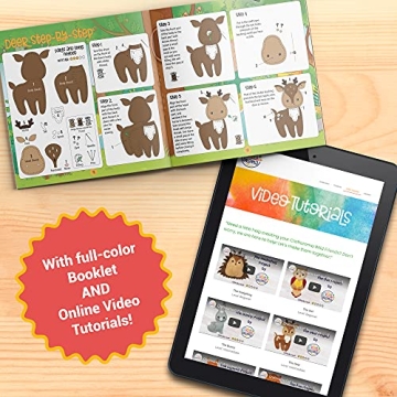 Craftorama Sewing Kit for Kids - Fun Animal Craft Set