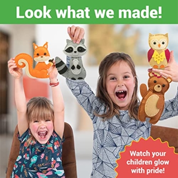 Craftorama Sewing Kit for Kids - Fun Animal Craft Set