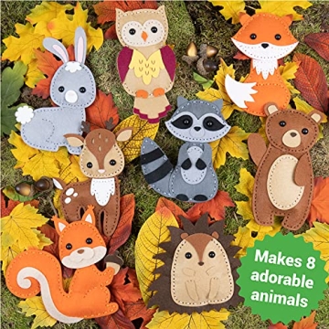 Craftorama Sewing Kit for Kids - Fun Animal Craft Set