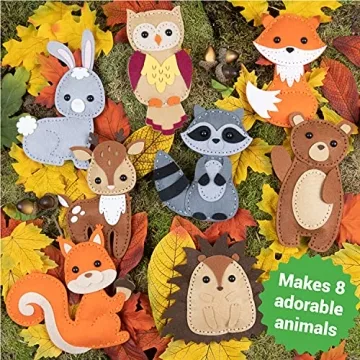 Craftorama Sewing Kit for Kids - Fun Animal Craft Set