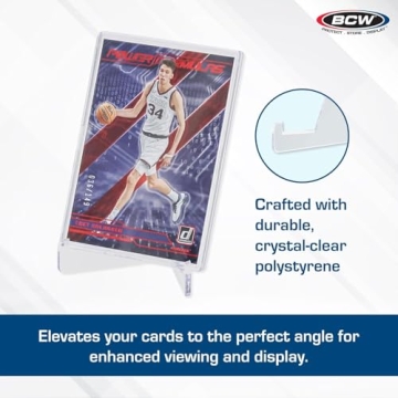 BCW Card Stands for Trading Cards and Memorabilia Display