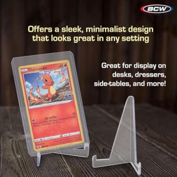 BCW Card Stands for Trading Cards and Memorabilia Display