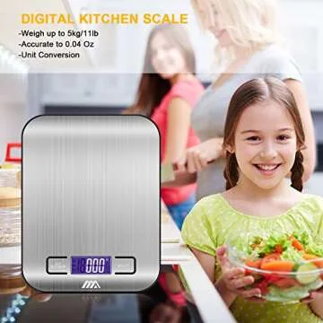 Toplus Kitchen Scale - Accurate, Compact & Stylish