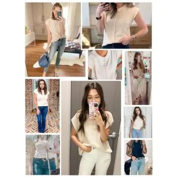 Seiciviy Women's Cap Sleeve Trendy Tank Top