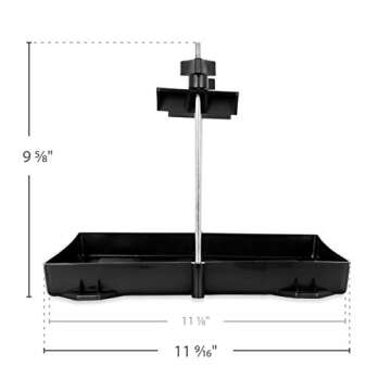 Camco Camper/RV Standard Battery Hold-Down Tray | Holds 24/24M Automotive Batteries | Fits Batteries Up to 11 1/8" L x 6 ¾" W x 8" H (55394)
