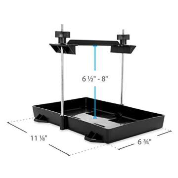 Camco Camper/RV Standard Battery Hold-Down Tray | Holds 24/24M Automotive Batteries | Fits Batteries Up to 11 1/8" L x 6 ¾" W x 8" H (55394)
